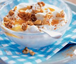 Griekse yoghurt met honing en walnoten