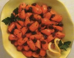 Warme Marokkaanse wortelsalade