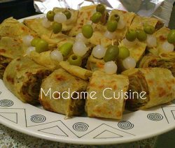 Marokkaanse Gerolde en gevulde msemmen recept