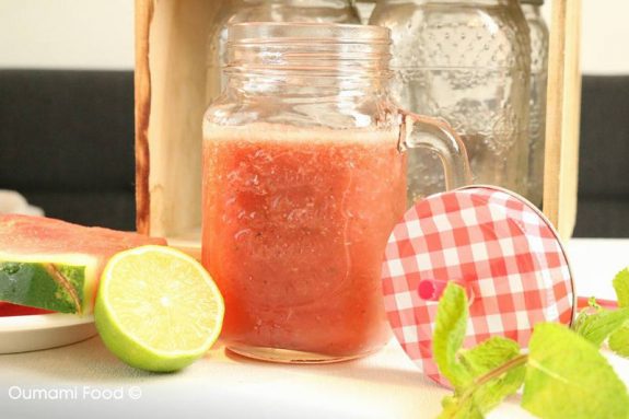 Erg verrassende frisse zomerse watermeloen shake
